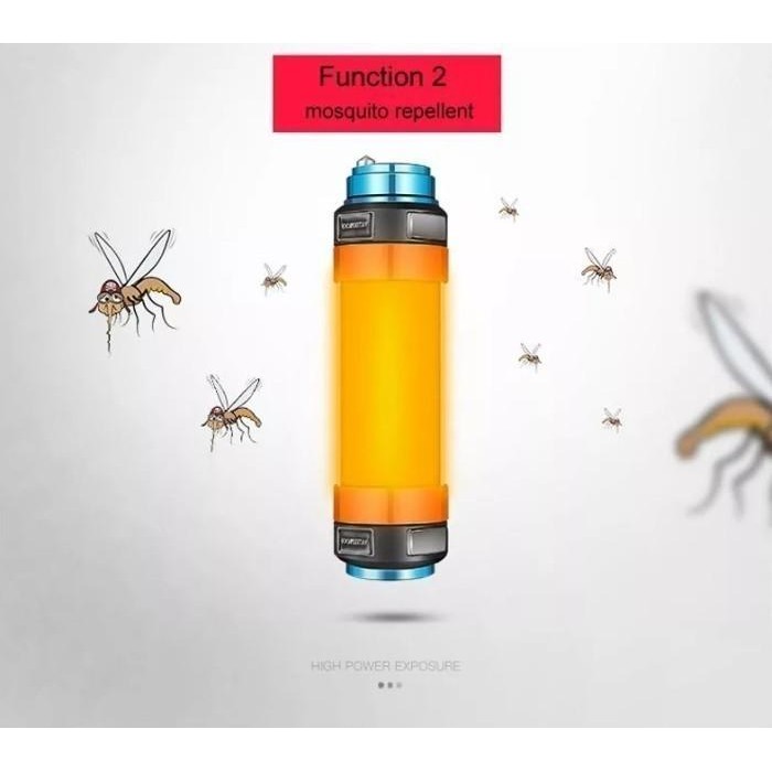 Smiling Shark T-40 - Senter Dan Lampu Led Camping Outdoor 380 Lumens