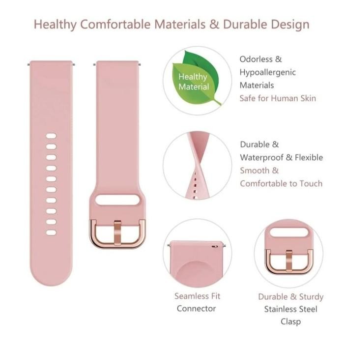 Amzfit Bip-Amazfit Bip Lite-Amazfit Bip S-Strap Slicon-Tali jam tangan