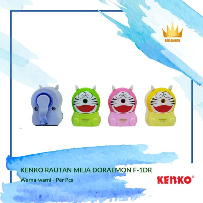 

Serutan Rautan Pensil Meja KENKO Doraemon F-1DR Warna Warni - PCS