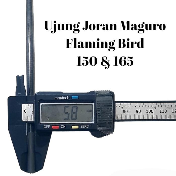 UJUNG JORAN PANCING MAGURO FLAMING BIRD 150-180CM BAHAN CARBON