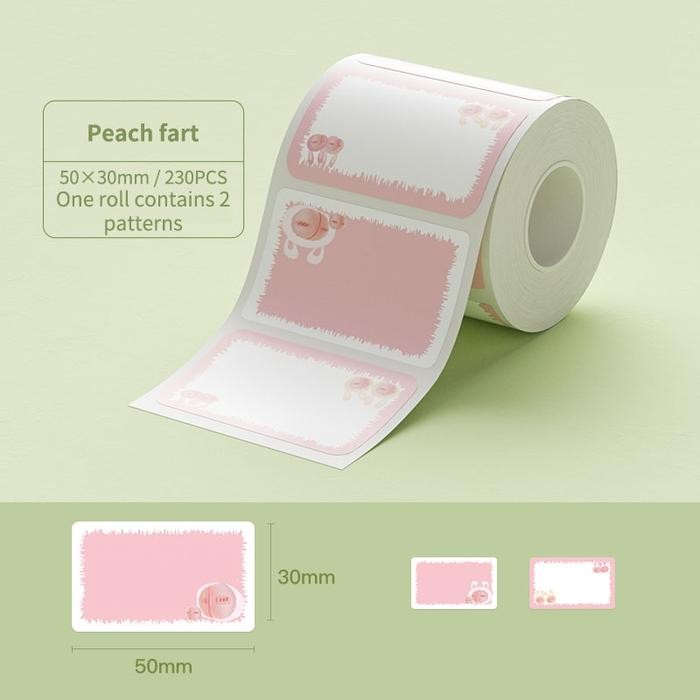 

NIIMBOT B1/B21/B21Pro/B31 Stiker Label Kartun, Label Nama dan Barang Gaya Lucu, Tahan Air dan Minyak