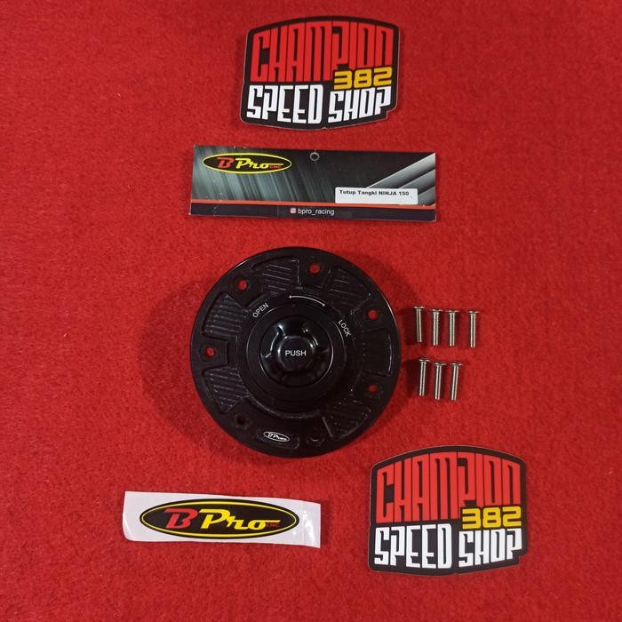 Fuel Cap Tutup Tangki Bensin Bpro Ninja Zx Rr 150 Rr 150Rr Zx150 Hitam