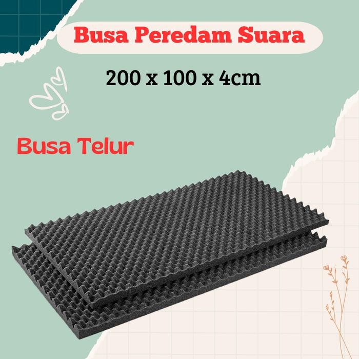 Busa Peredam Suara Ruangan Peredam Suara Dinding 200 x 100 x 4cm