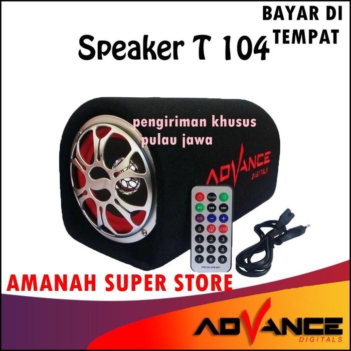 Advance T104 Speaker Portable Subwoofer 10 In