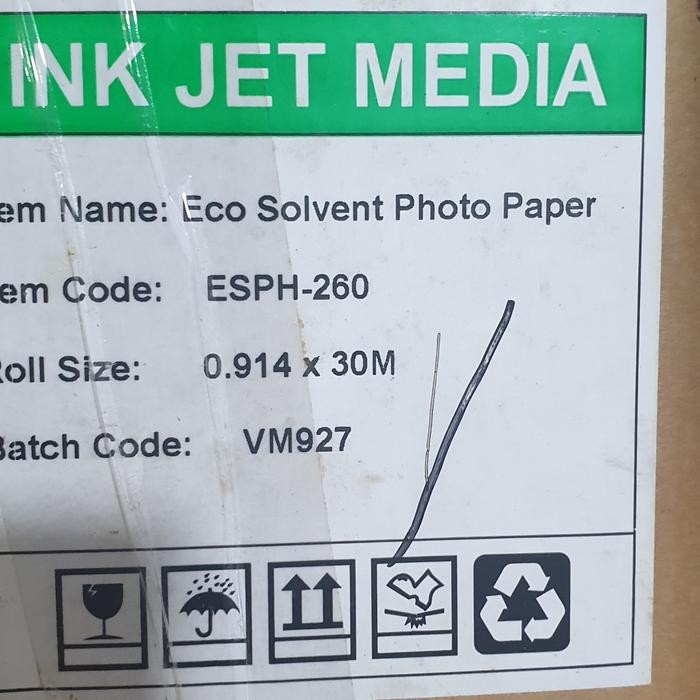 

Photo Paper Glossy Ecosolvent/Outdoor 220 gsm 30 meter