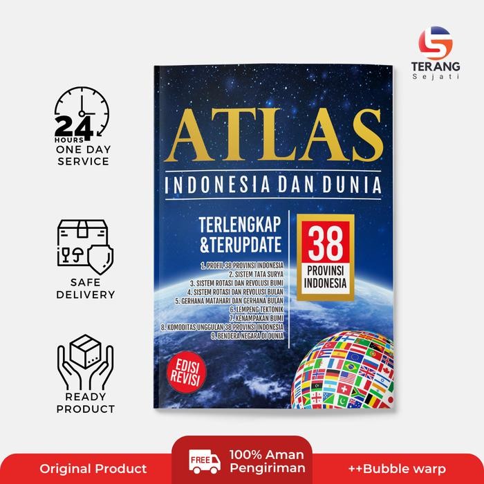 Books Peta Atlas Terlengkap dan Terkomplet : Indonesia dan Dunia