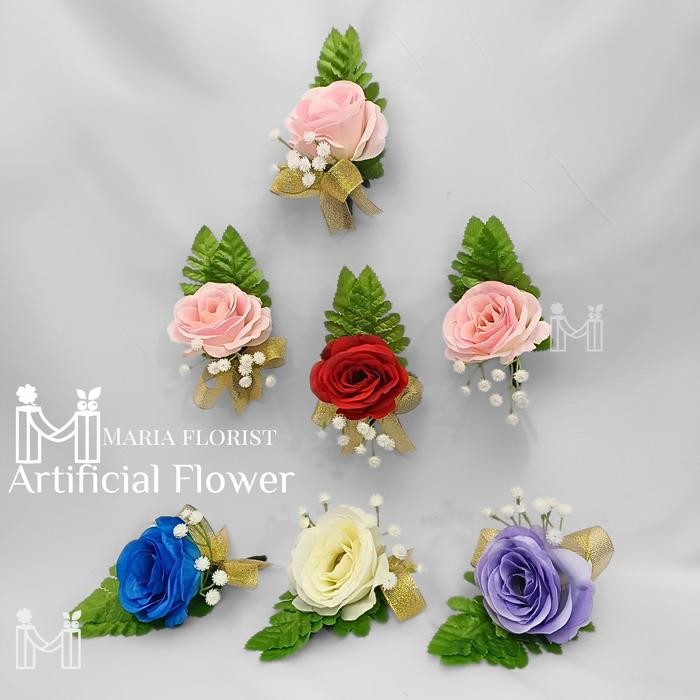 Pilihan- Korsase Wedding / Bunga Dada/ Bros Jas/ Corsage Wedding/ Bunga Jas