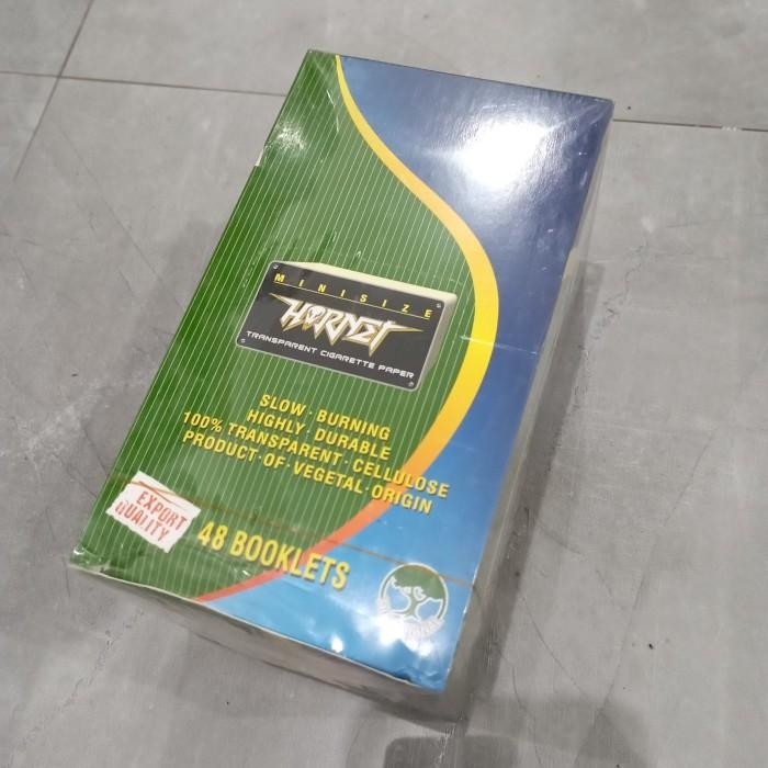 Paper hornet tranparant/natural per box