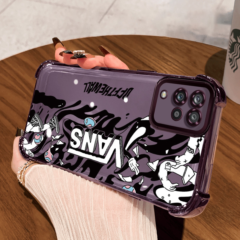 Casing Hp untuk Samsung A12 4G A12 5G M12 F12 Case fashion nasa Kasing airbag Kesing Silikon Tipis  