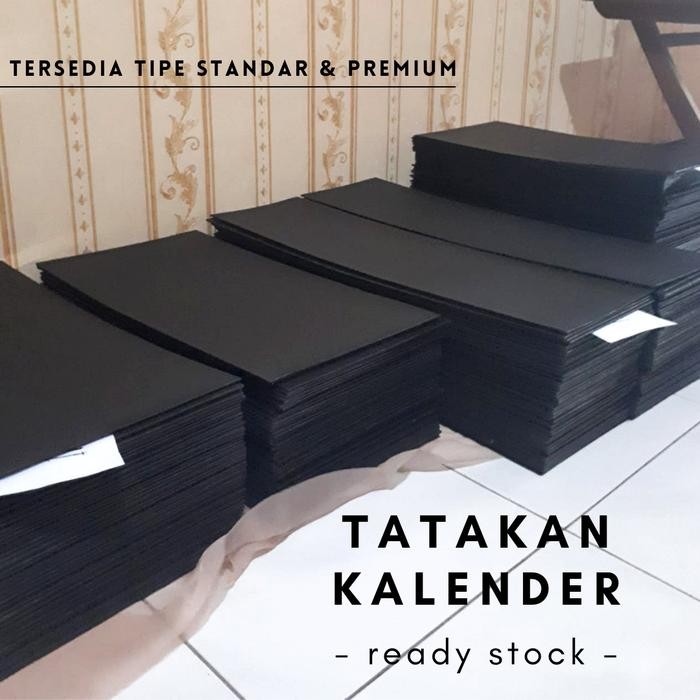 

New tatakan alas kaki dudukan kalender meja duduk 2021 2022 premium tebal