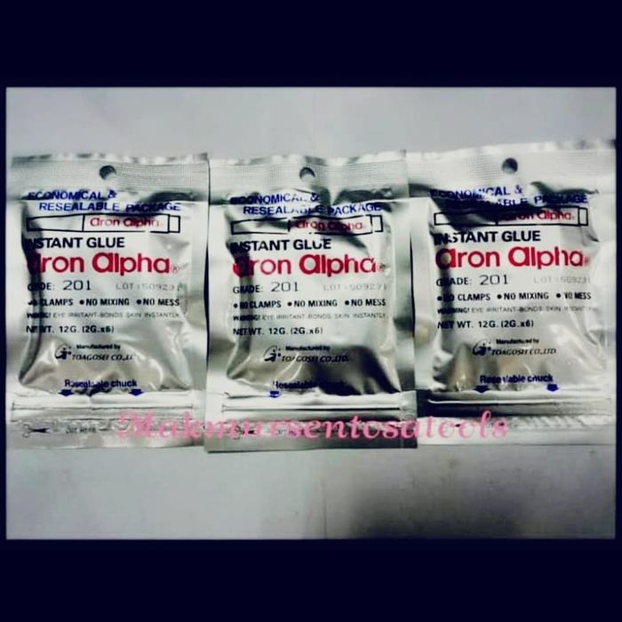 

Lem Aron Alpha Serbaguna 201 Ori 6Pcs