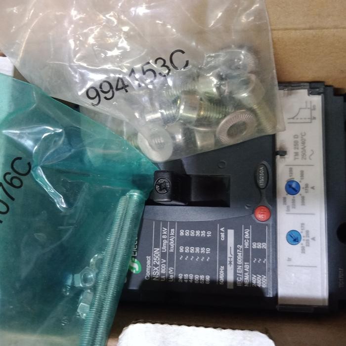 NSX/MCCB SCHNEIDER 250N 250 AMPER ORIGINAL