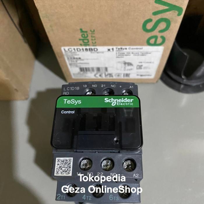 KONTAKTOR LC1D18BD 3P 24V DC SCHNEIDER