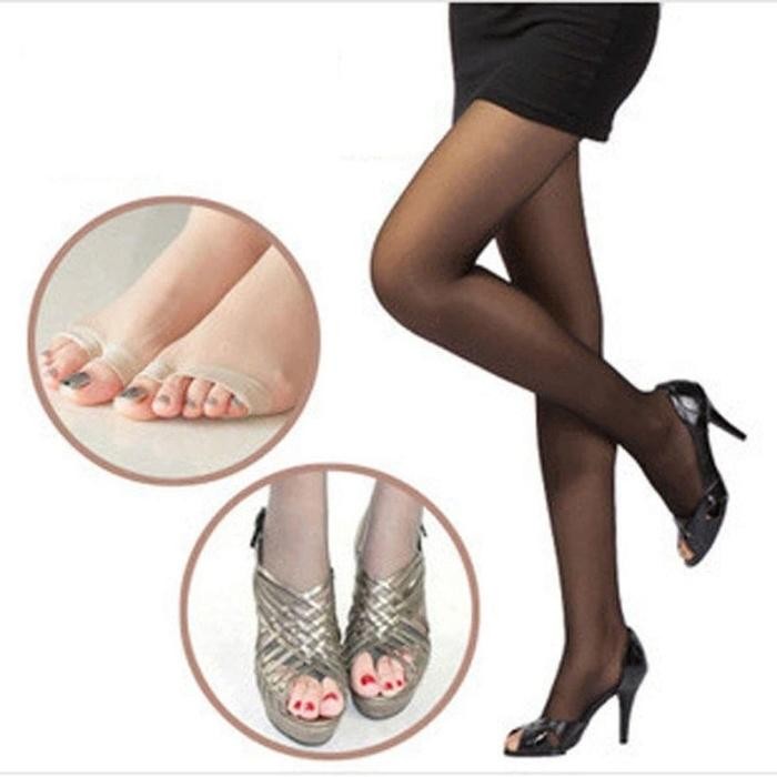 Tally - Pantyhose Hemyia Sandals Open Toe Socks Ketebalan 15 Denier