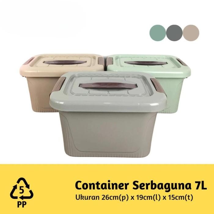 Box Container Serbaguna 7 Liter / Estetik High Quality