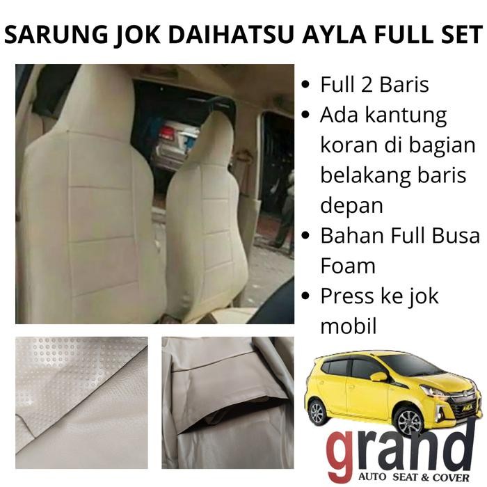 Cuci Gudang Sarung Jok Cover Jok Mobil Daihatsu Ayla Full Set Grand Original