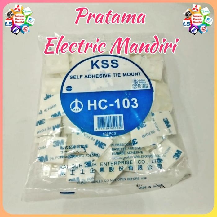

Tie Mount Self Adhesive Pengait Kabel Hc-103 Hc103 Hc 103 Kss