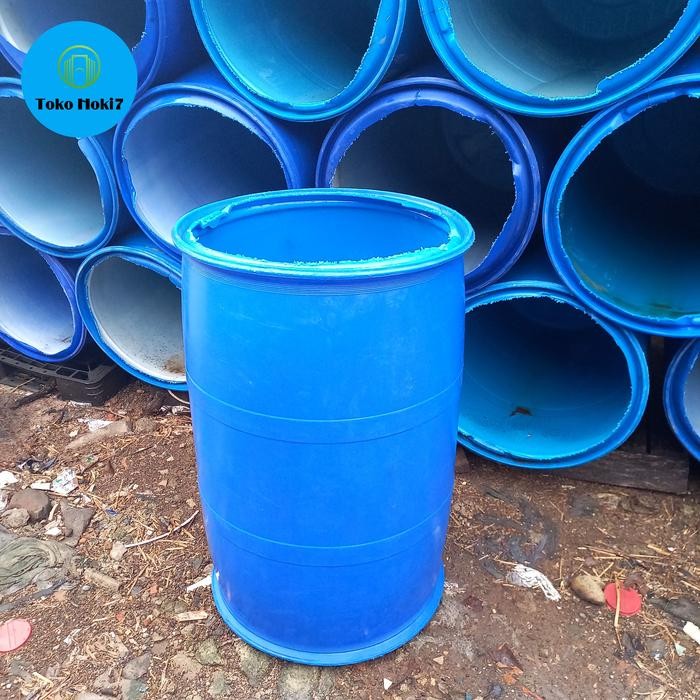 SIAPKIRIM drum/tong /drum hdpe 200 liter/tong sampah/ drum plastik READY STOCK