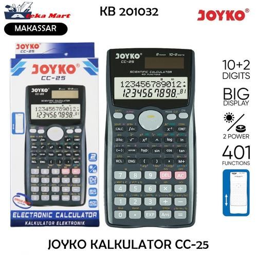 

PROMO! Calculator / Kalkulator Joyko CC-25 / Scientific - 401 Functions