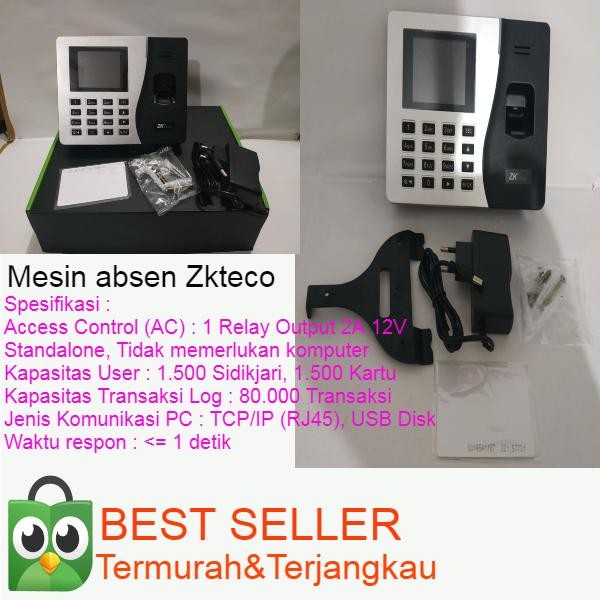 Star ZkTeco Mesin Absensi Sidik Jari Finger mirip Solution X105 ID