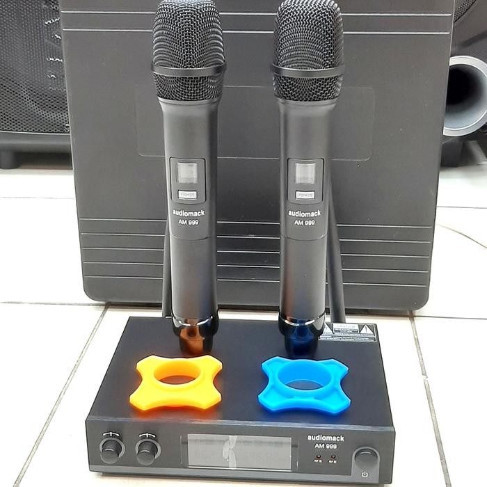 mic wireless audiomack handheld handheld 2 mic +koper