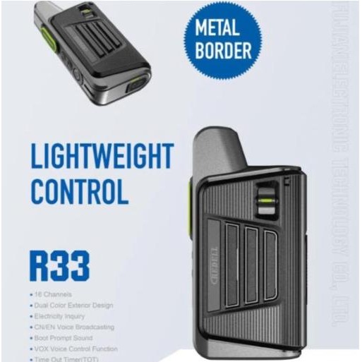 Ready HT REDELL R33 UHF ORIGINAL RESMI REDELL R33 UHF 400 Mhz