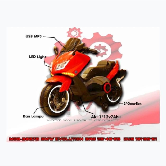 Mainan anak motor aki anak BMW EVOLUTION