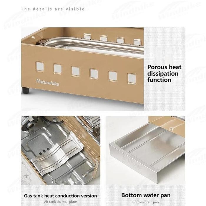 KOMPOR PORTABLE OUTDOOR CAMPING / PANCI SHABU NATUREHIKE CNH22CJ007