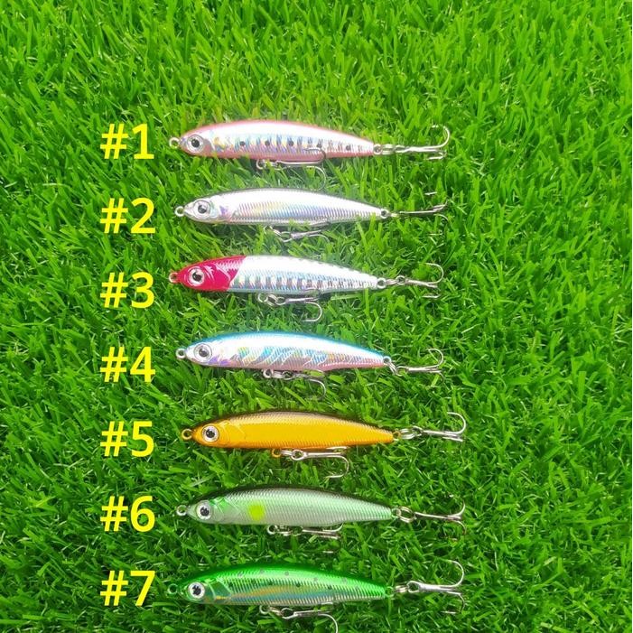 PJS UMPAN PANCING CASTING HAMPALA PENCIL LURE ULTRALIGHT FLUETER STICK 6.5CM 5GR