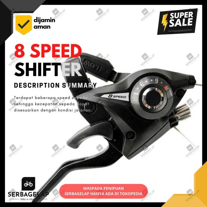 SPEED SHIFTER / OPERAN TUAS GIGI / PENGATUR KECEPATAN SEPEDA 8 SPEED