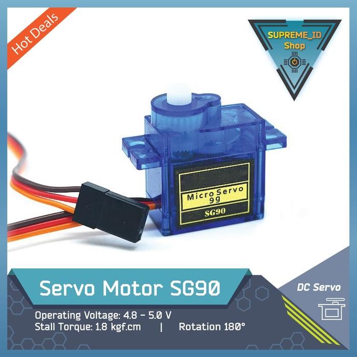 New SG90 DC Servo Motor Precision Control 180 360 degree Rotation Continuous RC Robotic Arduino