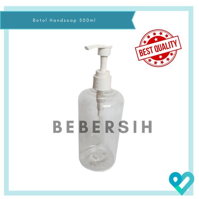 Botol Handsoap Pump 500ml/ Botol Sabun Pump 500ml