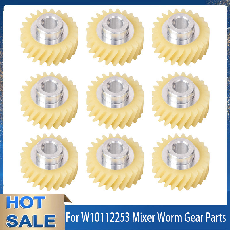 Upgraded W10112253 Mixer Worm Gear Replacement for Whirlpool & KitchenAid Mixers Gear Replace Parts