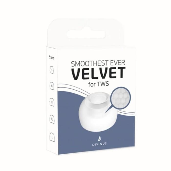 DIVINUS VELVET Eartips For TWS Ultra Smooth Silicone Eartips