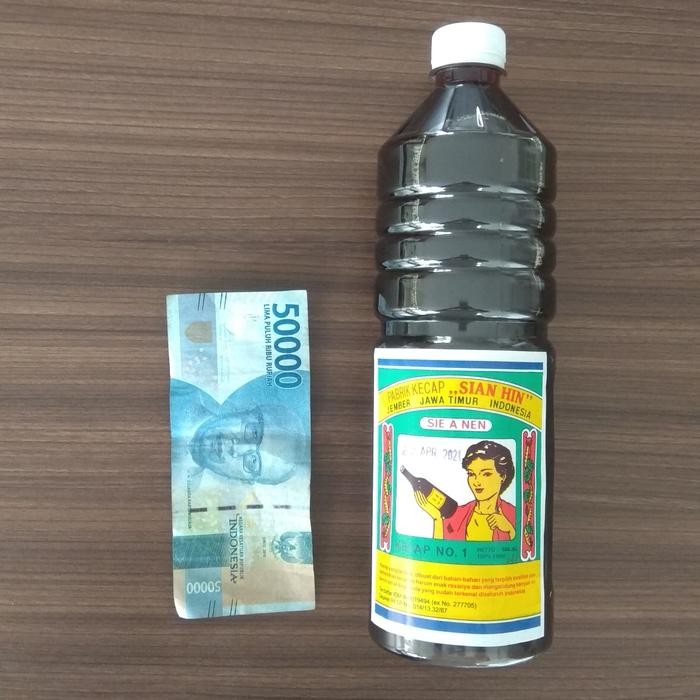 kecap Asin Sian hin 1 liter / kecap Asin jember / Sian hin 1 liter