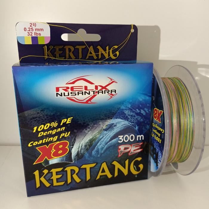 Senar relix kertang X8 pe 2 300m (TERBAIK) (TERBARU) (TERMURAH)