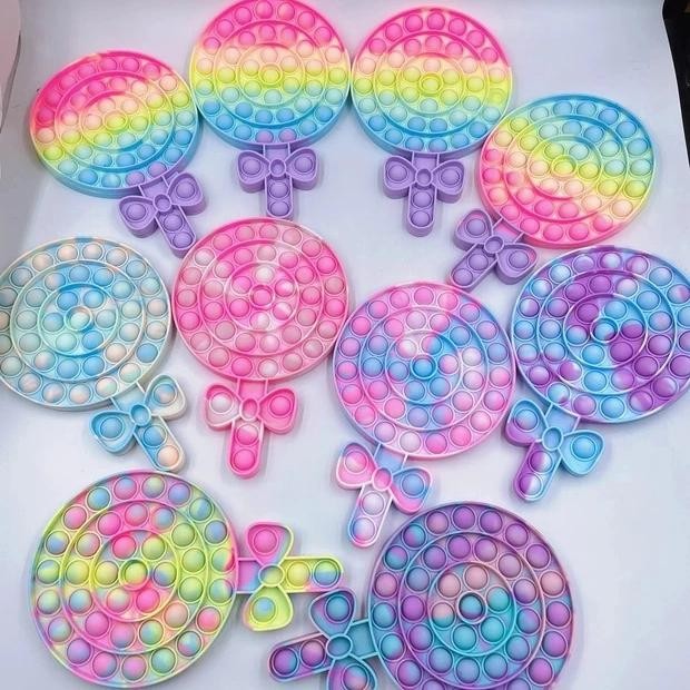 sygk- Pop It Lollipop Besar Premium Mainan Viral Kado Ultah Anak Popits