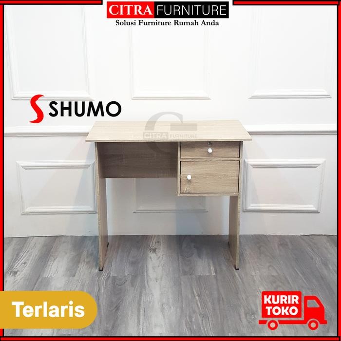 SHUMO Meja Tulis Kecil 80 cm Meja Kantor Kerja minimalis Meja Kasir