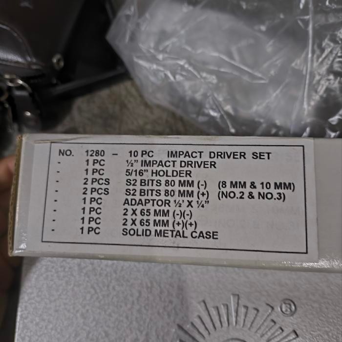 Menarik Obeng Ketok Obeng Mekanik Set 10 Pcs Eye Brand Tjap Mata Germany Terlariss 