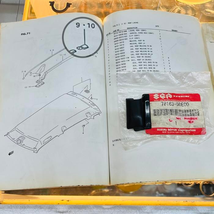 Jual Cover Tutup Roof Rack Karimun Kotak Blkg Kiri Original