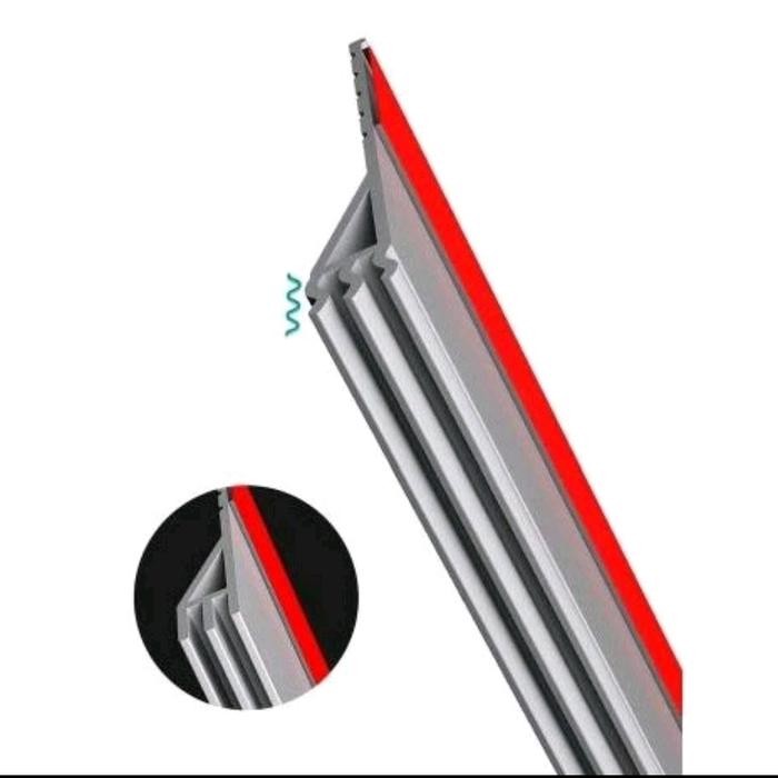 silicone penutup celah bawah pintu jendela slide sela silikon sliding