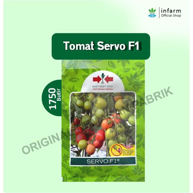 ID INFARM - BIBIT TOMAT SERVO F1 BENIH TOMAT SERVO F1 1750 BUTIR ORIGINAL, BENIH BUAH TOMAT SERVO