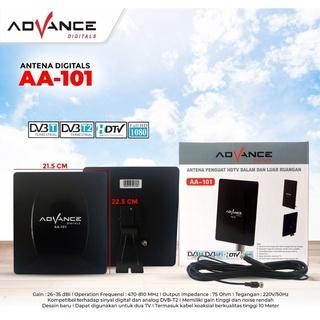 3j4e- Advance Antena Digital Indoor Outdoor Aa-101 / Antena Dalam Luar Ruangan Plus Kabel