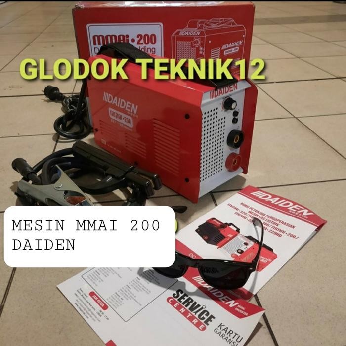 Laris Mesin Las Daiden Mmai 200 / Trafo / Trafo Las / Inverter Las Daiden Terlariss 