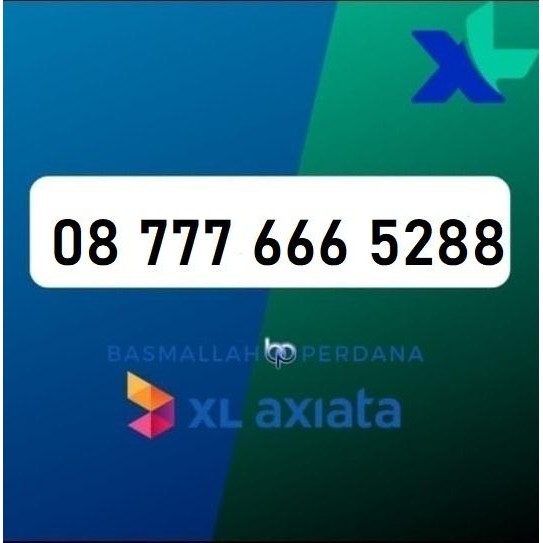 Nomor Cantik XB 777 666 5288 Perdana XL 4G 5G YOP925