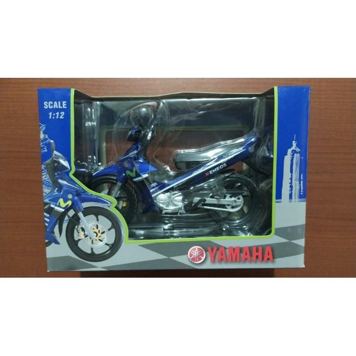 miniatur diecast motor yamaha 125zr