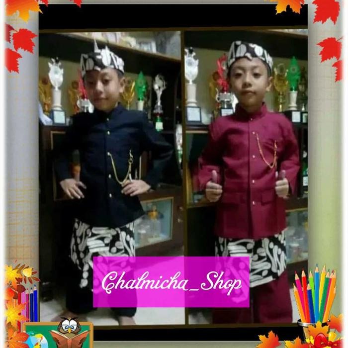 ASLI Baju Kostum Setelan Anak AJawa Cak Basofi SD READY STOCK
