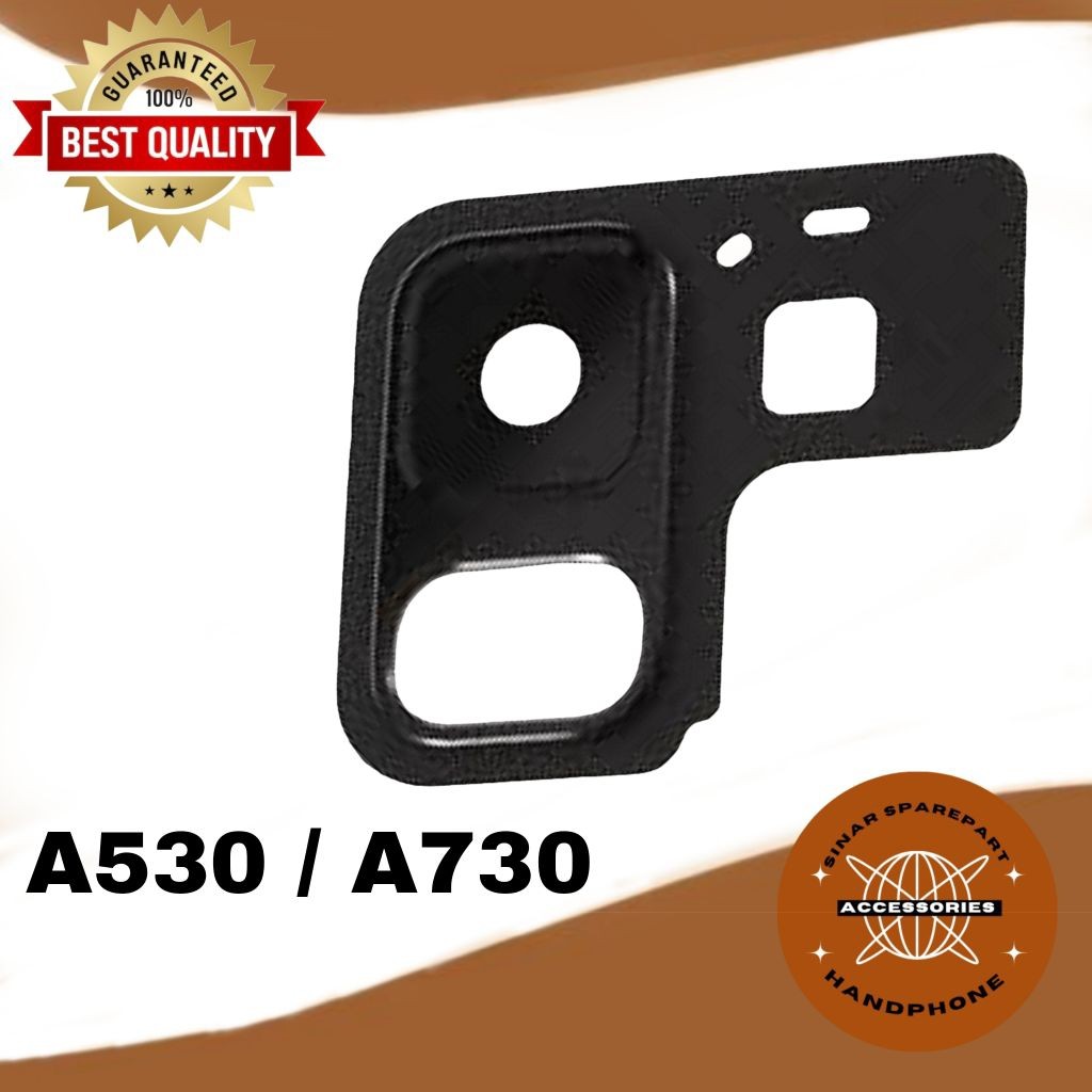 RING LENSA KAMERA CAMERA SAMSUNG A8 A530 / A8 PLUS A8+ A730 KACA KAMERA BELAKANG + FRAME NEW