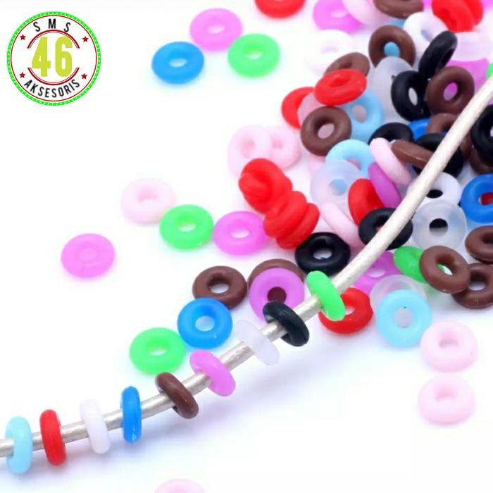 New Karet Pembatas Gelang Stopper Karet Gelang Pandora