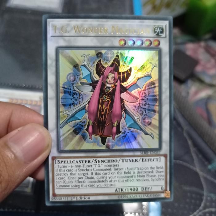 7q81 Yugioh Tcg T.G. Wonder Magician Ultra Rare